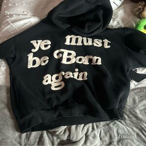 Cactus Plant Flea Market Ye Must Be Born Again Hoodie Size Small Black